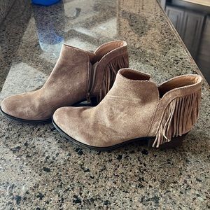 Lucky Brand Fringe Booties